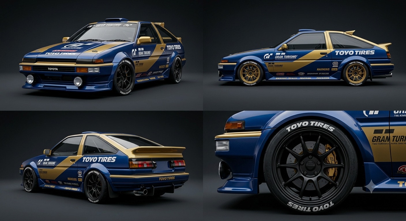 トーヨータイヤグランツーリスモ　AE86 | の人気AIイラスト・グラビア