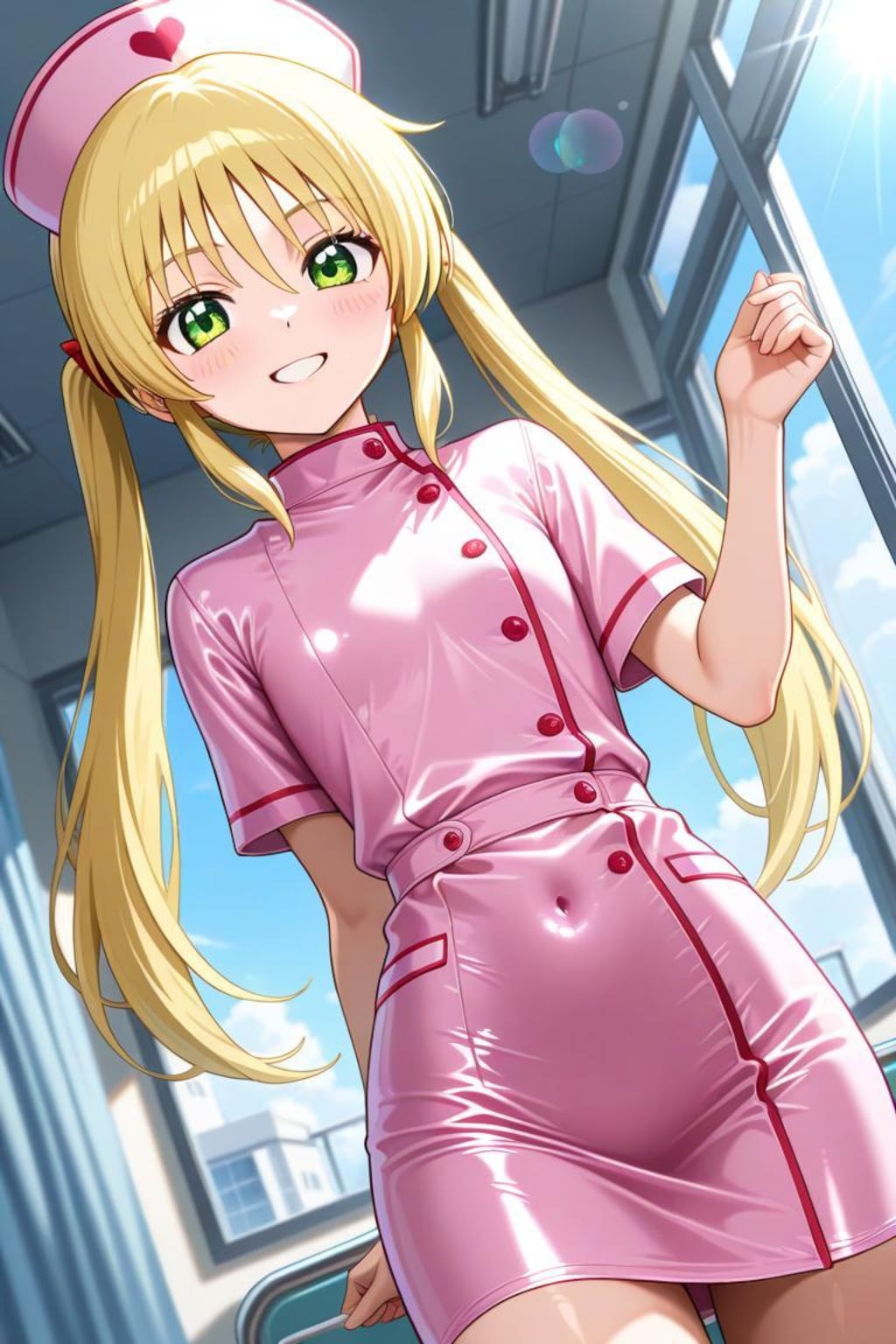 ハヤテのごとく　三千院ナギ　ナース服