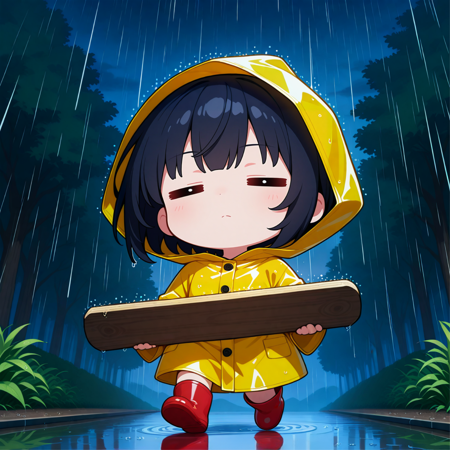 台風対策中 | の人気AIイラスト・グラビア