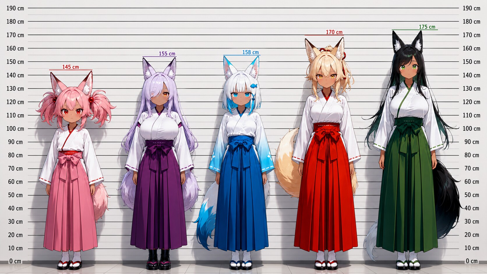 うちの子身長相関図