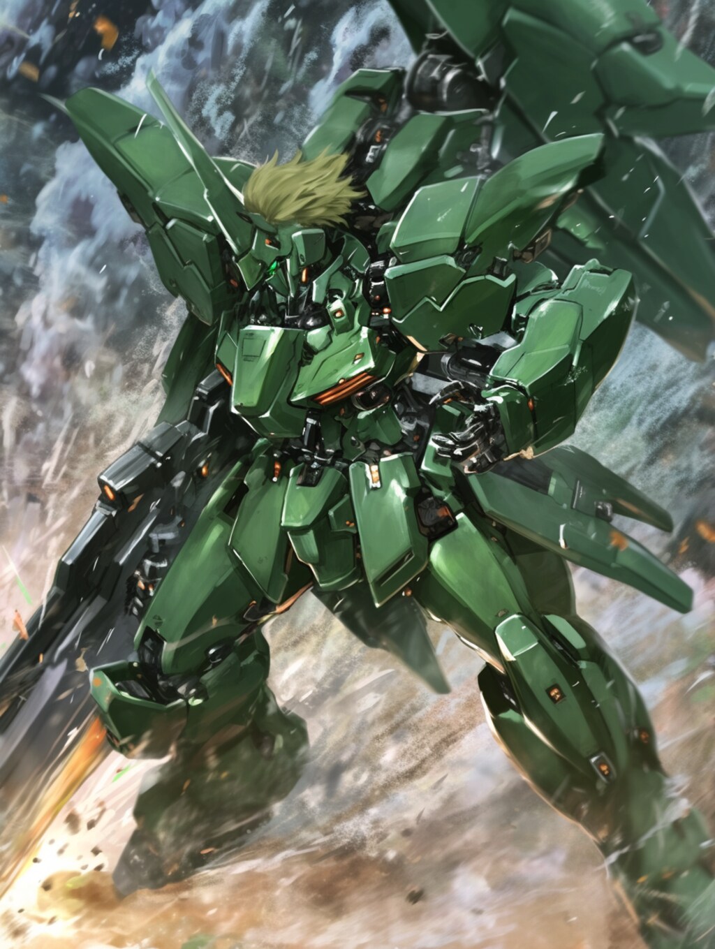 緑の帝国軍用機