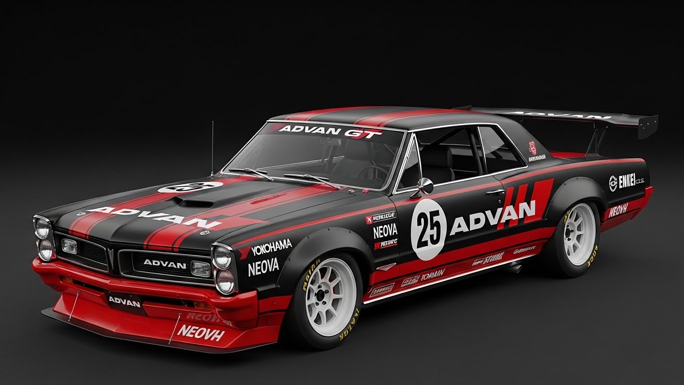 アドバンポンティアックGTOレーシングカー | の人気AIイラスト・グラビア