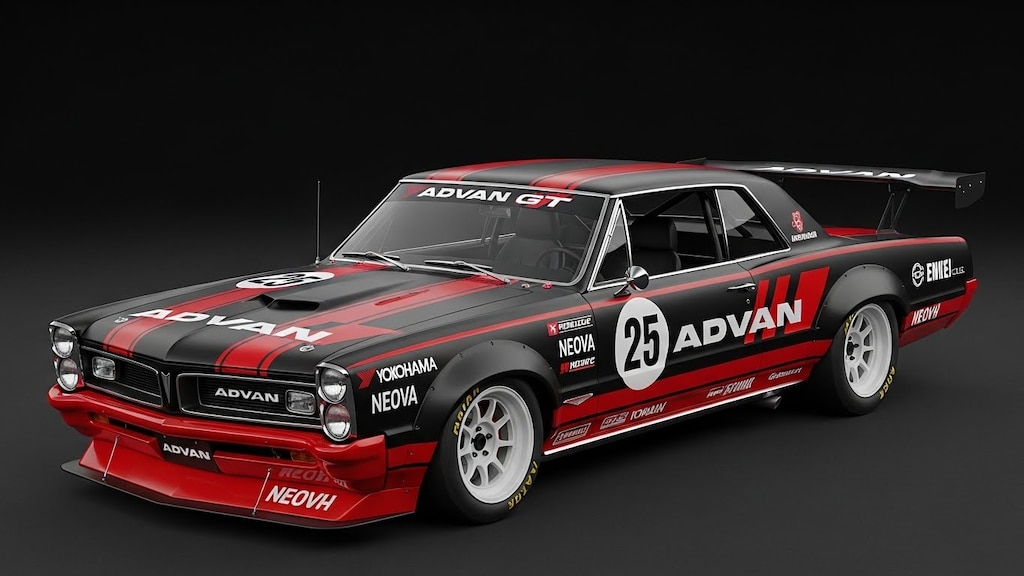 アドバンポンティアックGTOレーシングカー