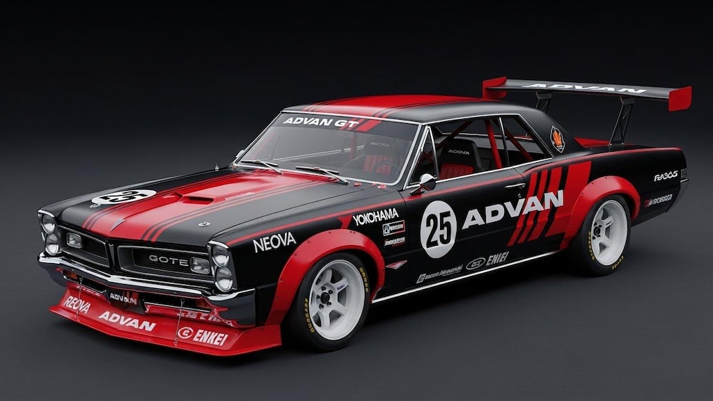 アドバンポンティアックGTOレーシングカー
