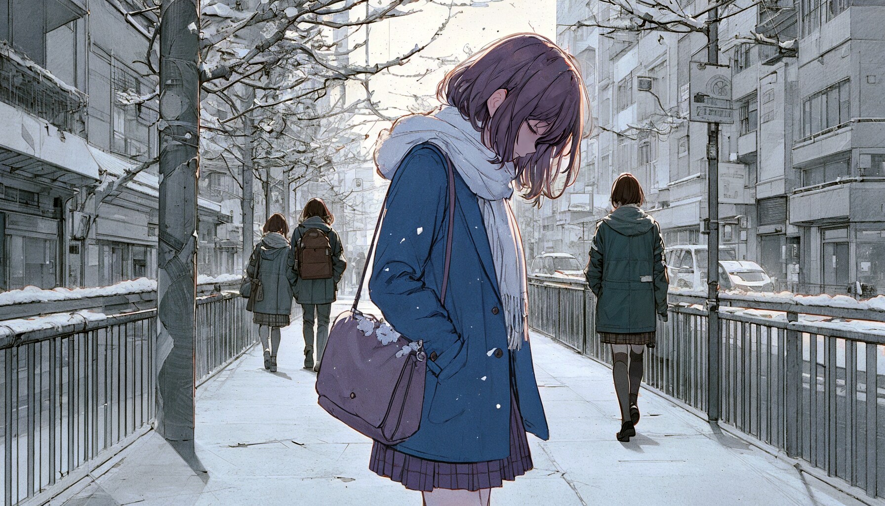 雪と少女53 | の人気AIイラスト・グラビア