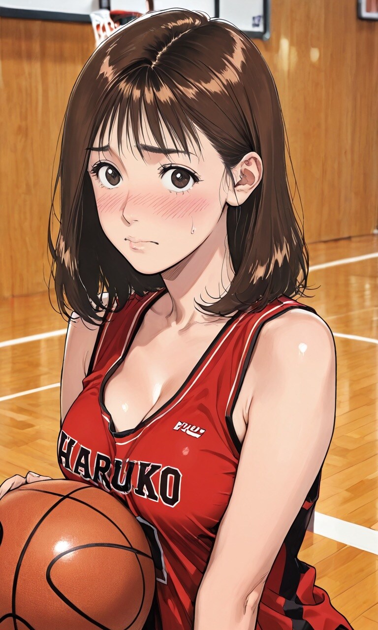 晴子ちゃんのバスケユニフォーム