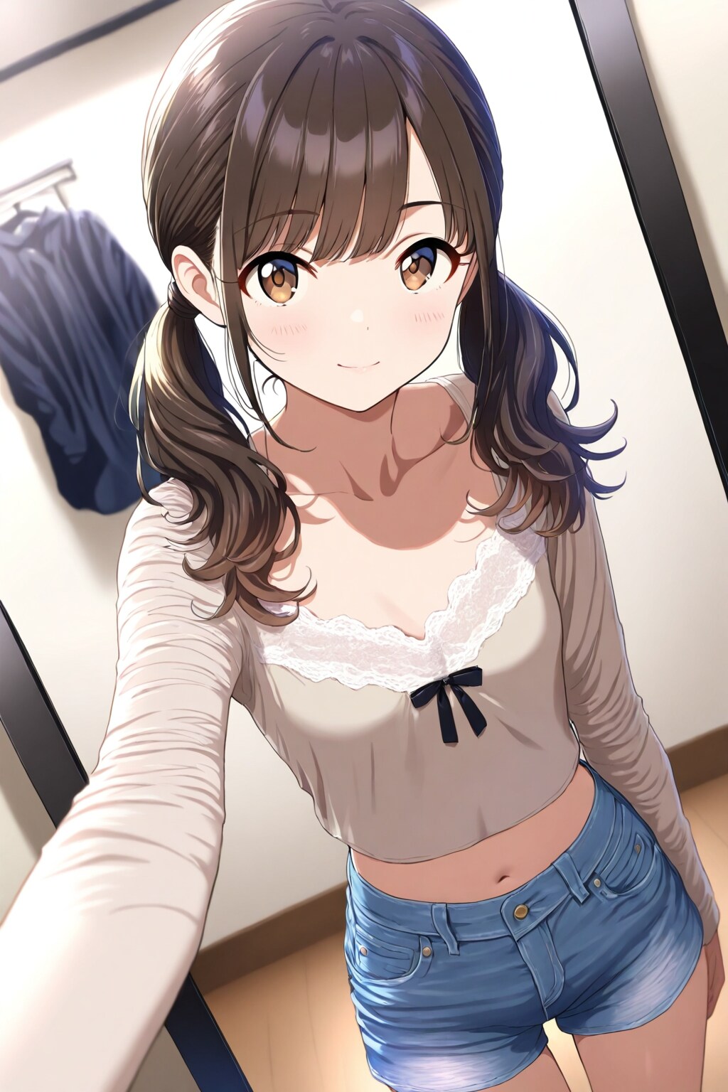 自撮り女子 | の人気AIイラスト・グラビア