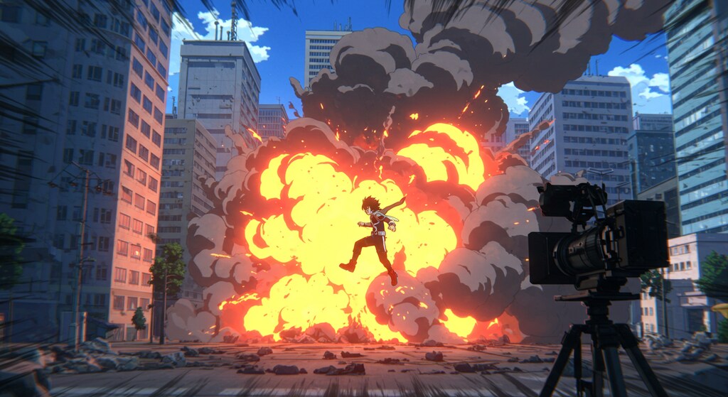 【がぞうあげます】特撮の撮影シーン