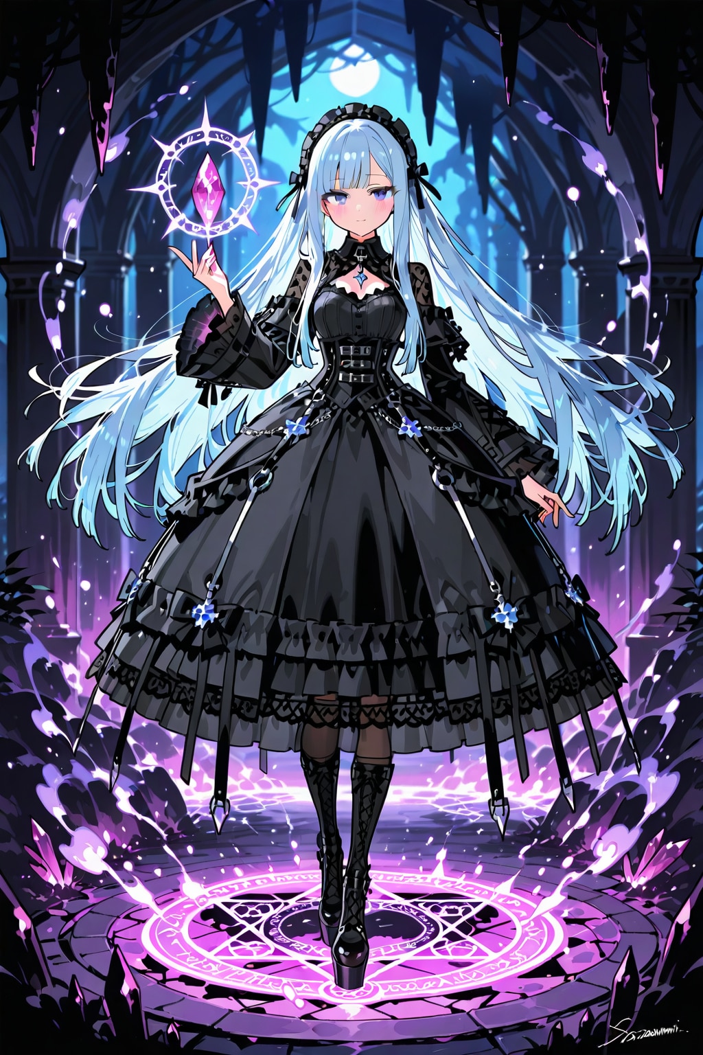 ゴシック魔法陣 | の人気AIイラスト・グラビア