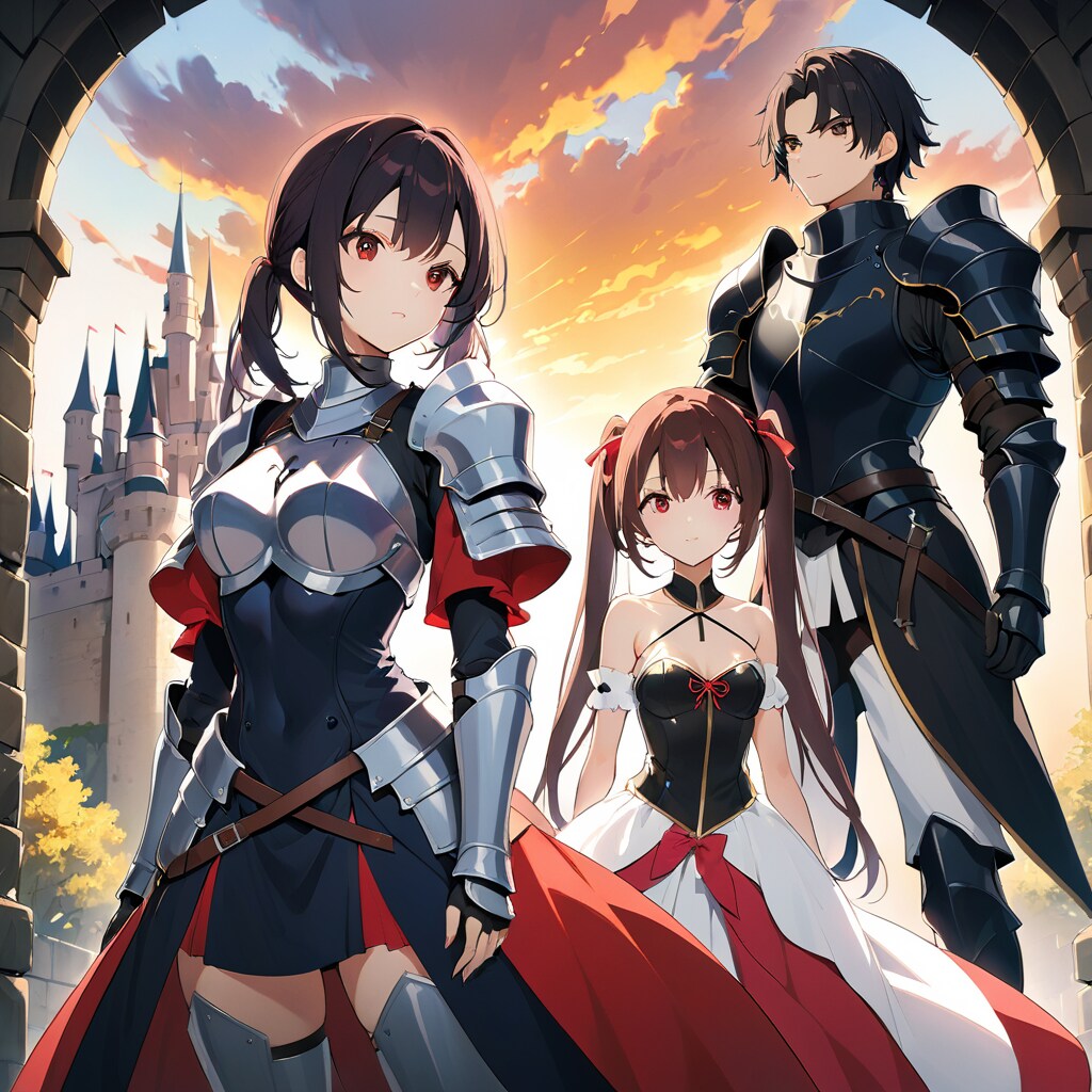 騎士一家 | の人気AIイラスト・グラビア