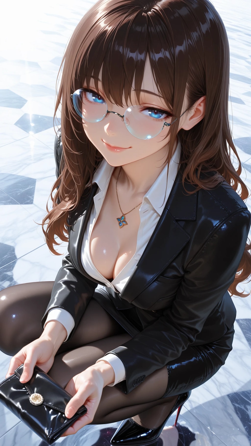 しゃがみピンヒール