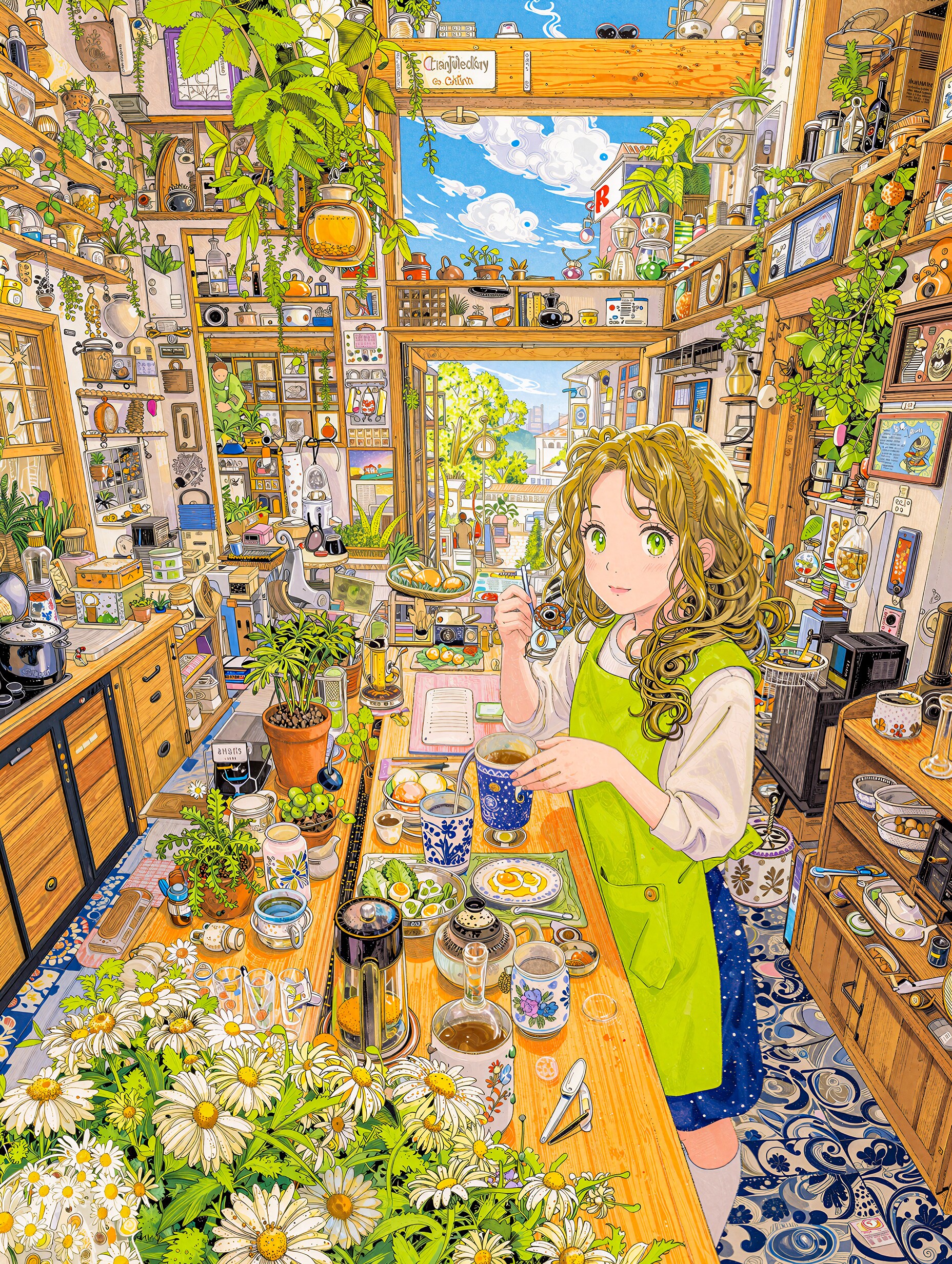 小さな台所の大きな世界 | の人気AIイラスト・グラビア