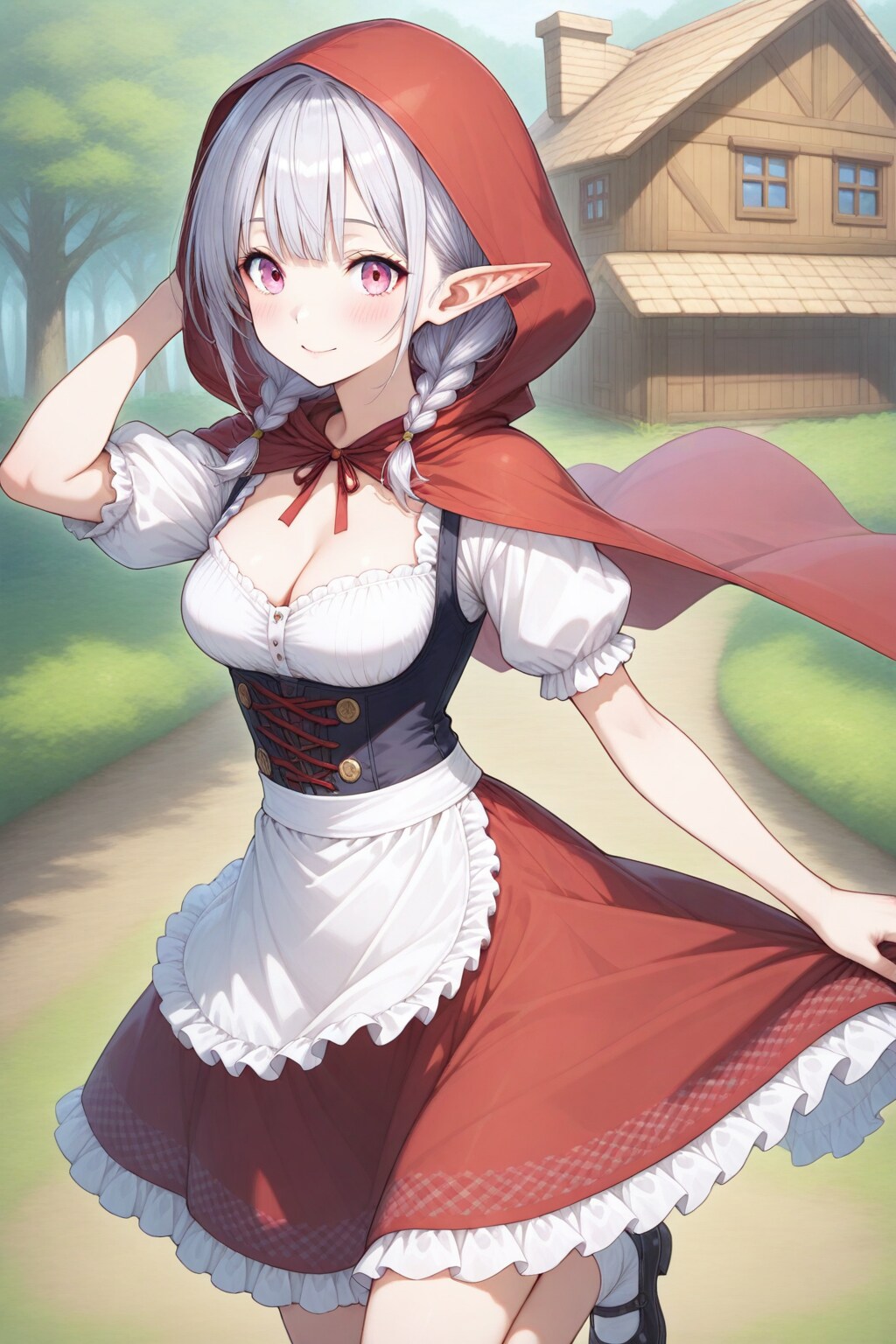 赤ずきん | の人気AIイラスト・グラビア