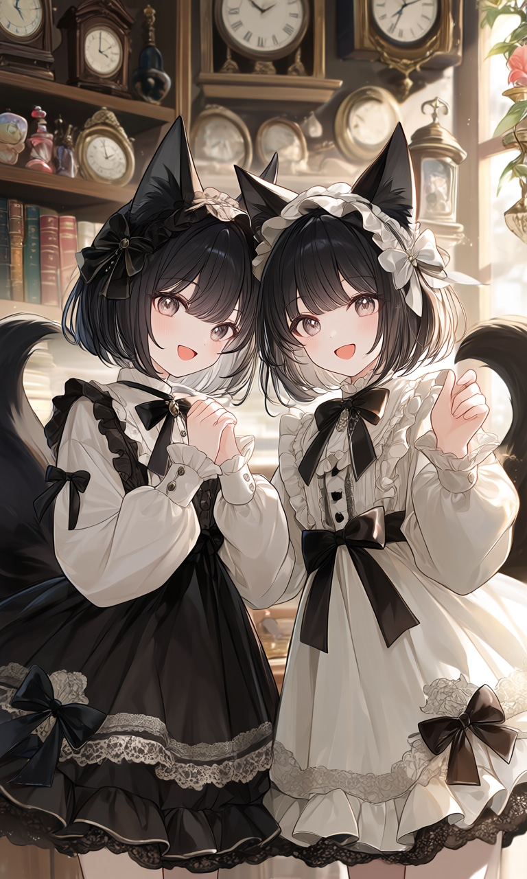 双子ちゃん甘ロリ服
