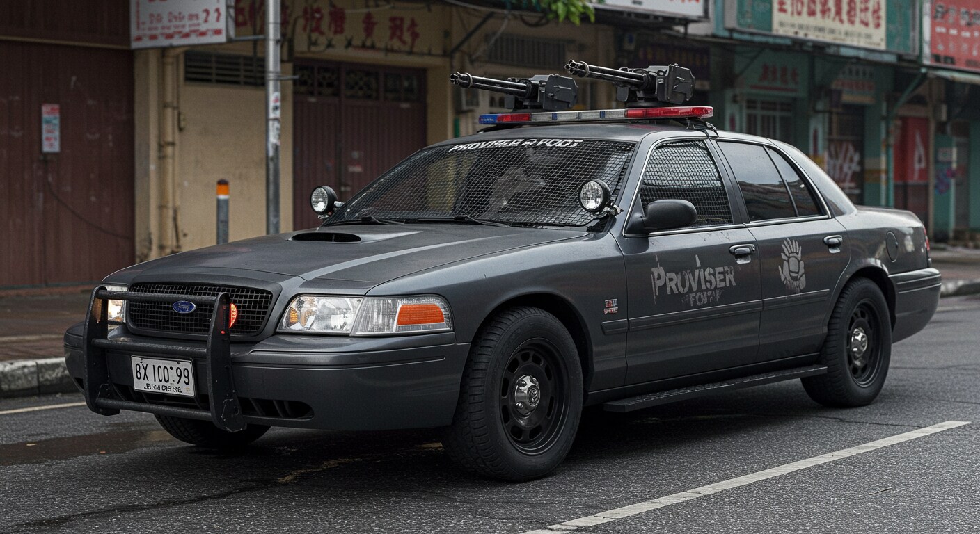 フォードクラウンビクトリア　対テロ組織用軍用車