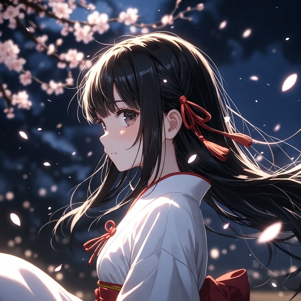 夜桜 | の人気AIイラスト・グラビア