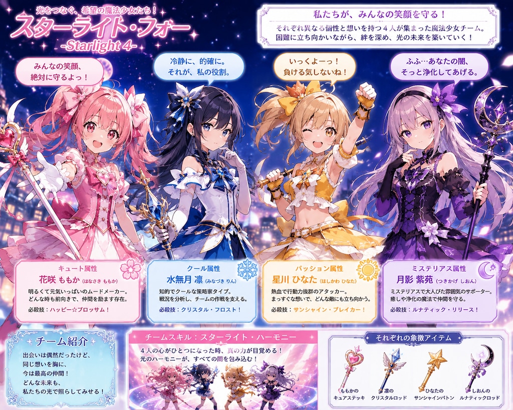魔法少女のチーム