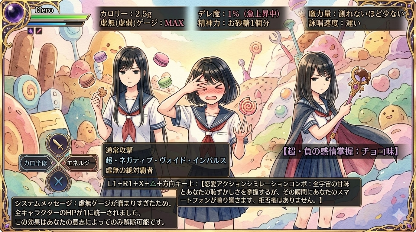 恋愛アクションシミレーション格闘RPG
