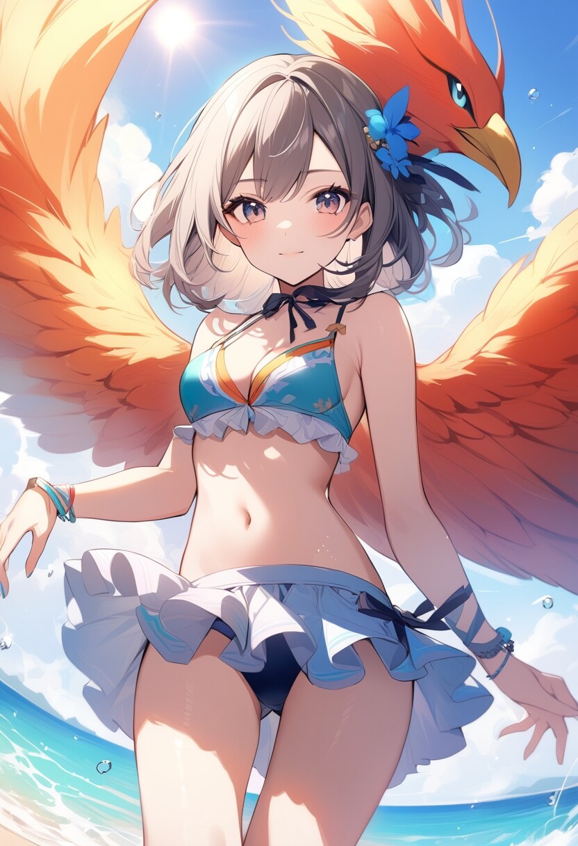 フェニックス娘（水着）