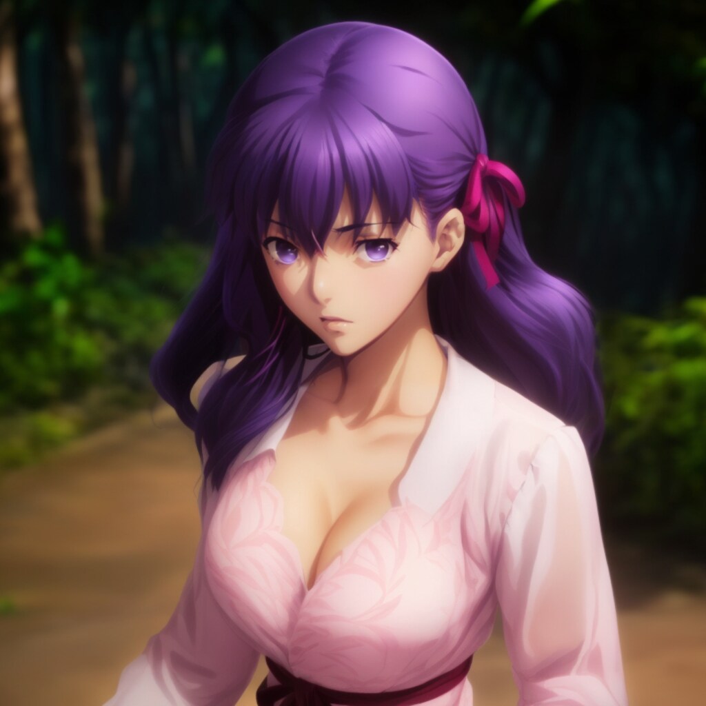 普段着のセクシーさ！間桐桜の魅惑的なリボンが紡ぐFateの物語