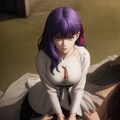 普段着のセクシーさ！間桐桜の魅惑的なリボンが紡ぐFateの物語 2枚目