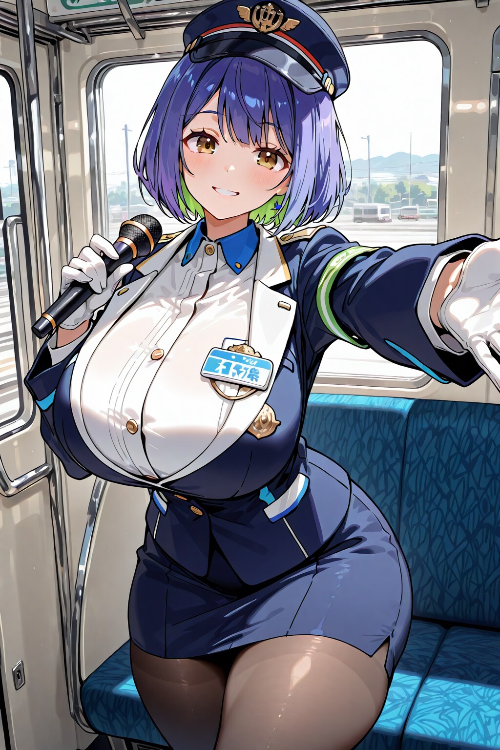 バスガイド、カエラ
