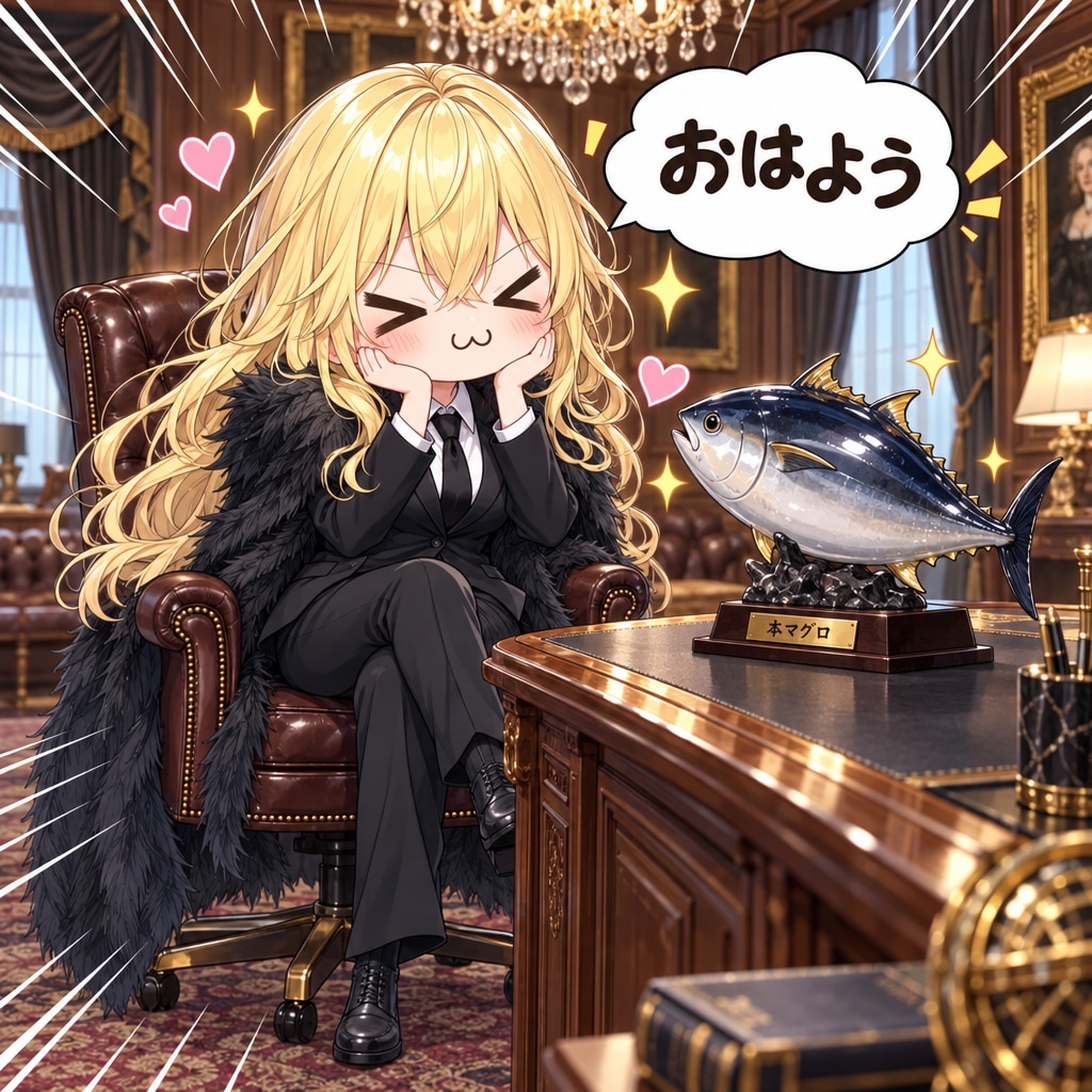 マグロの置物とエリザベス | の人気AIイラスト・グラビア