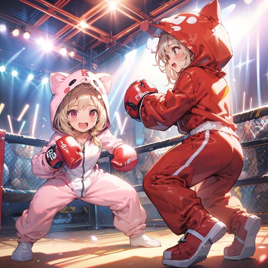 着ぐるみ in MMA cage