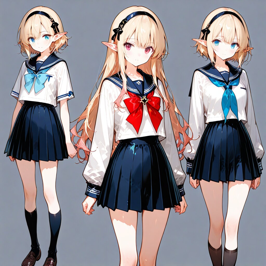 《ぜったい領域警報発令中！？エルフ三姉妹、脚で勝負♡》