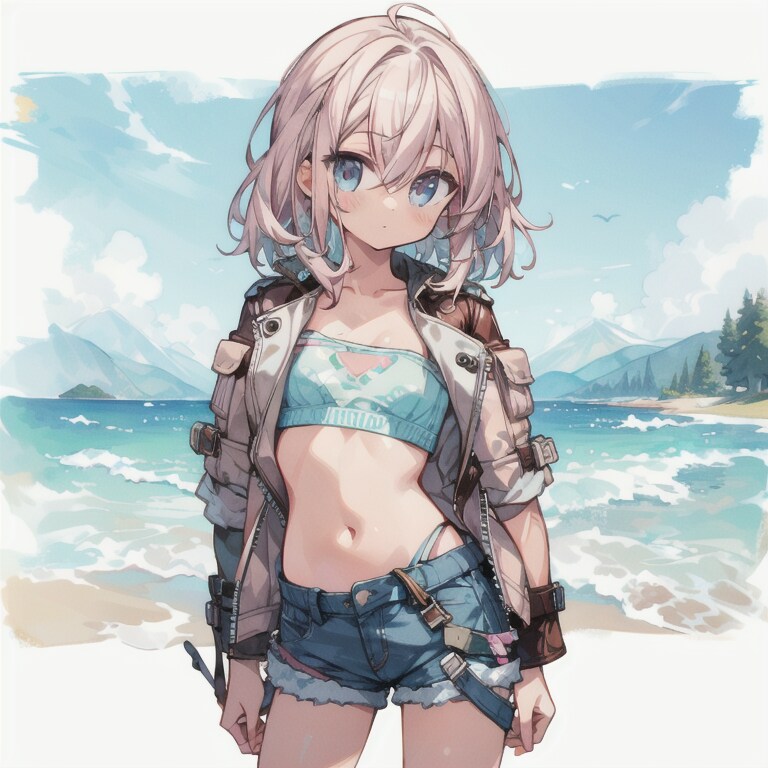 海と少女