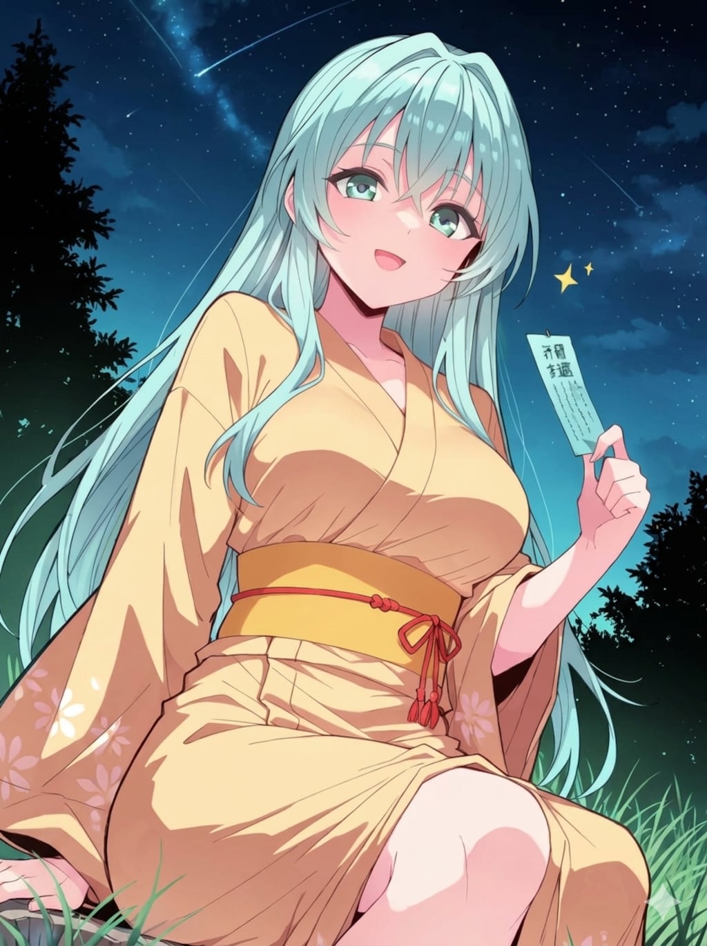 夏と七夕と彼女