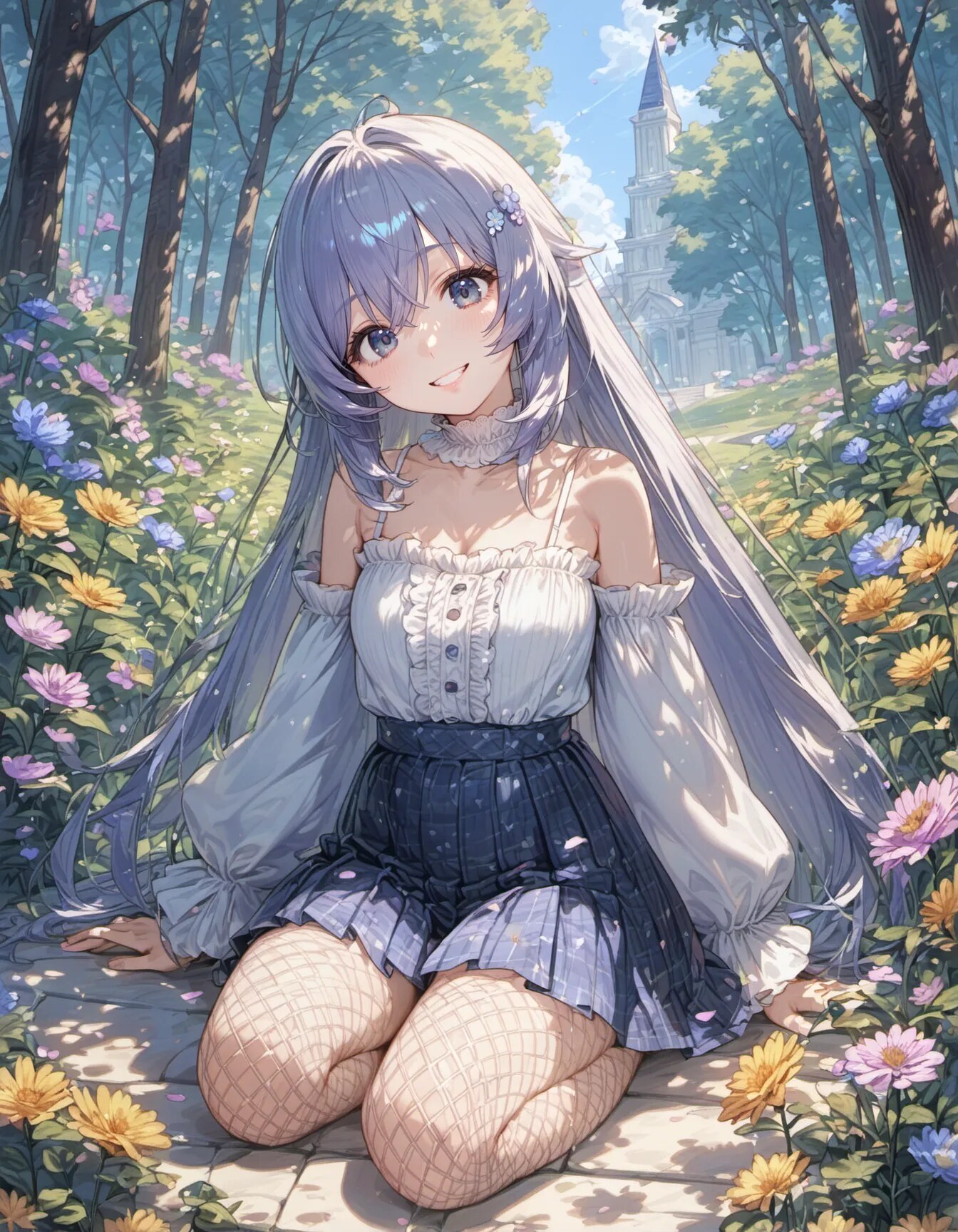 A Garden That Learned to Smile | の人気AIイラスト・グラビア