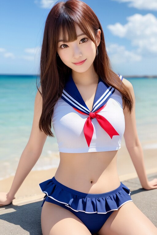 セーラー水着