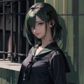 緑の髪の女の子 6枚目