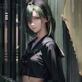 緑の髪の女の子 5枚目