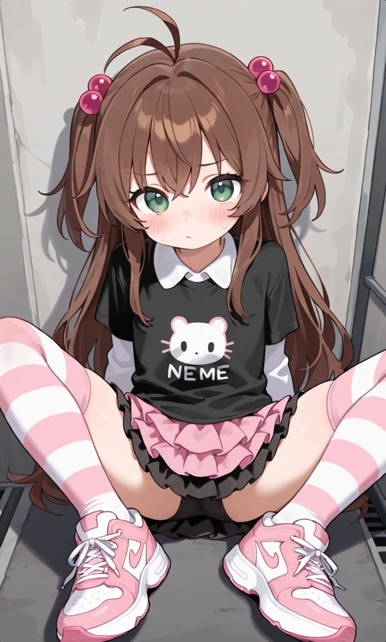 ピンクのスカート☆