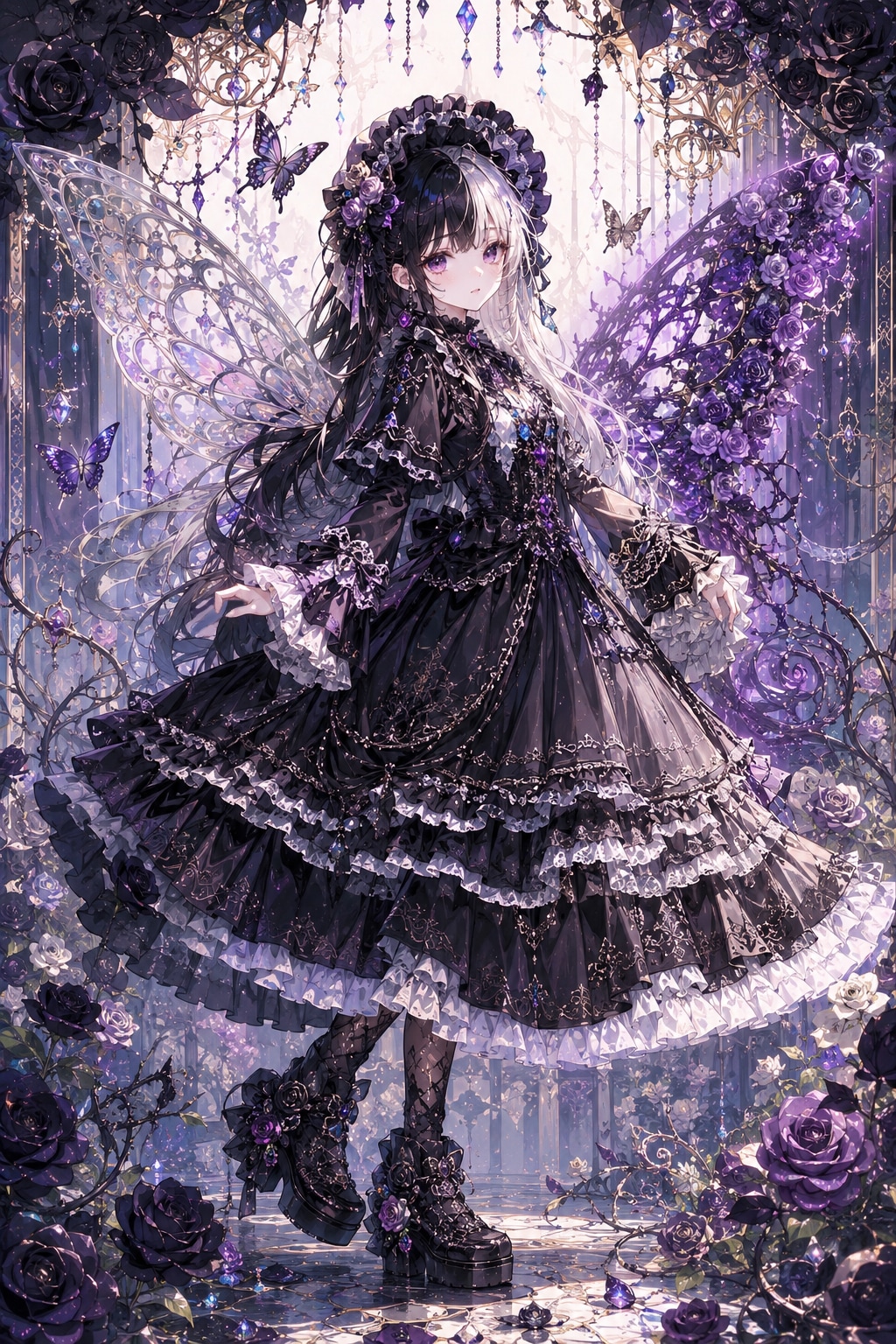 宝石と薔薇の麗蝶