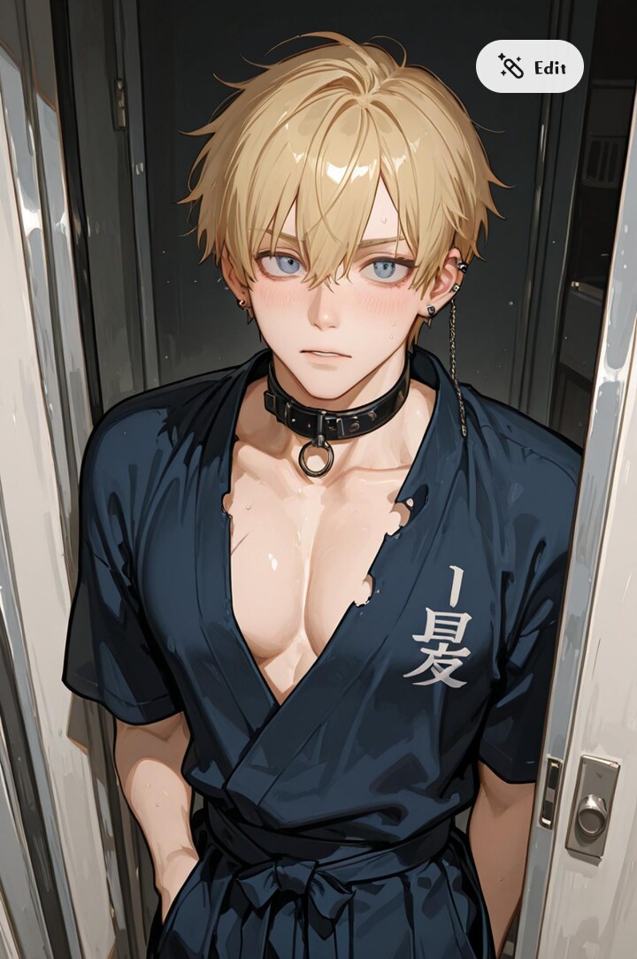 胴着男子
