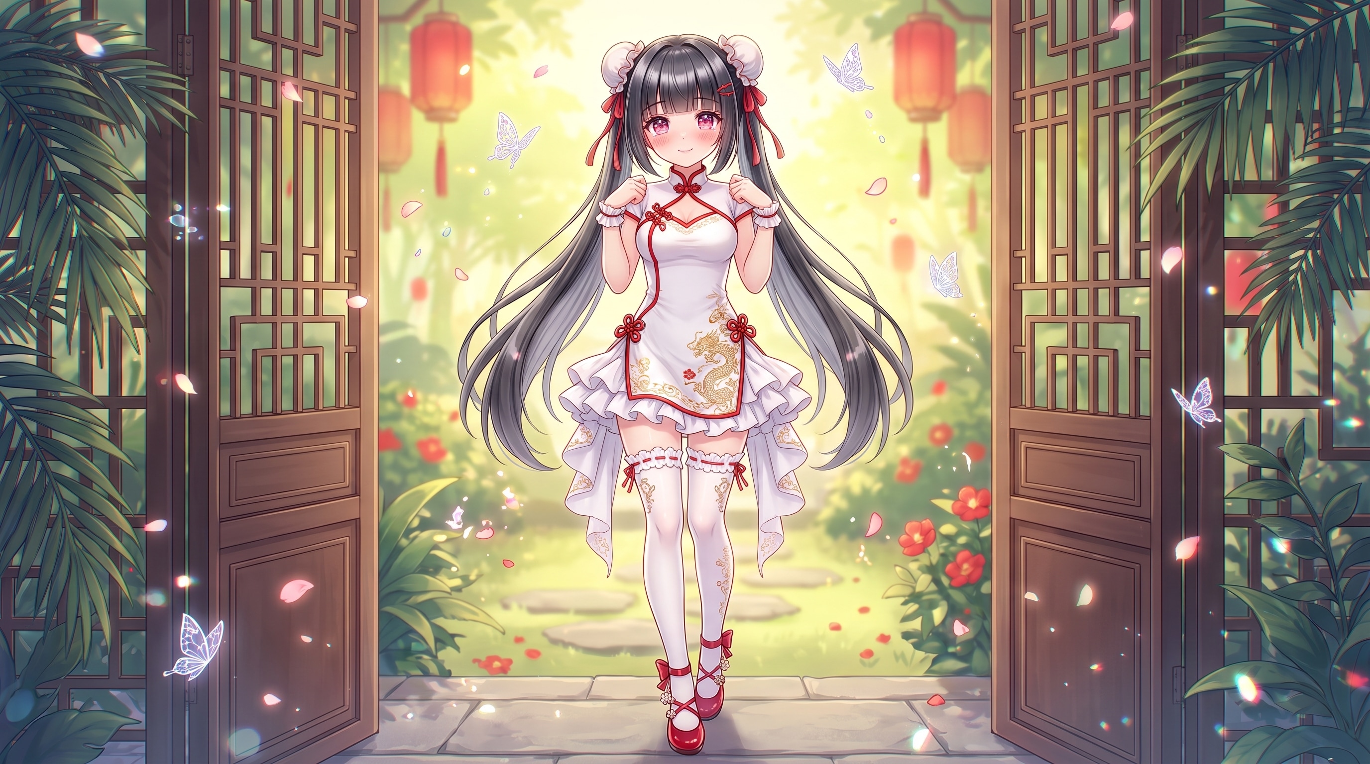 朱灯花影の玉女 | の人気AIイラスト・グラビア