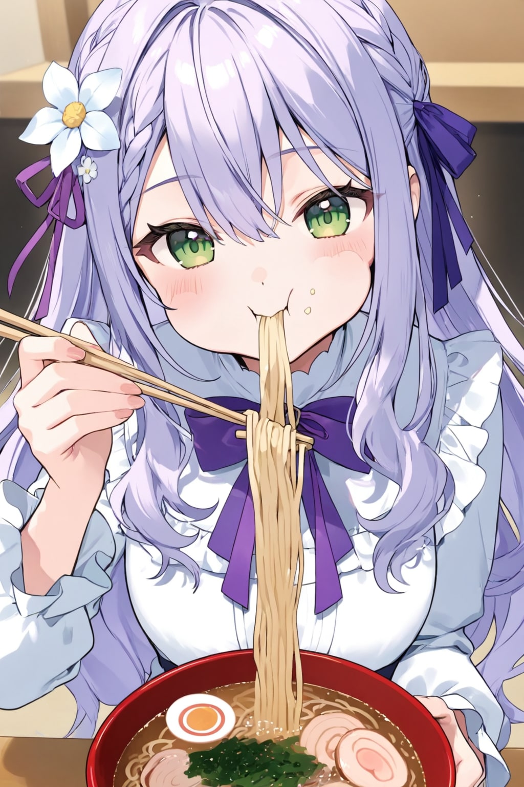 LILACちゃん（飯） | の人気AIイラスト・グラビア