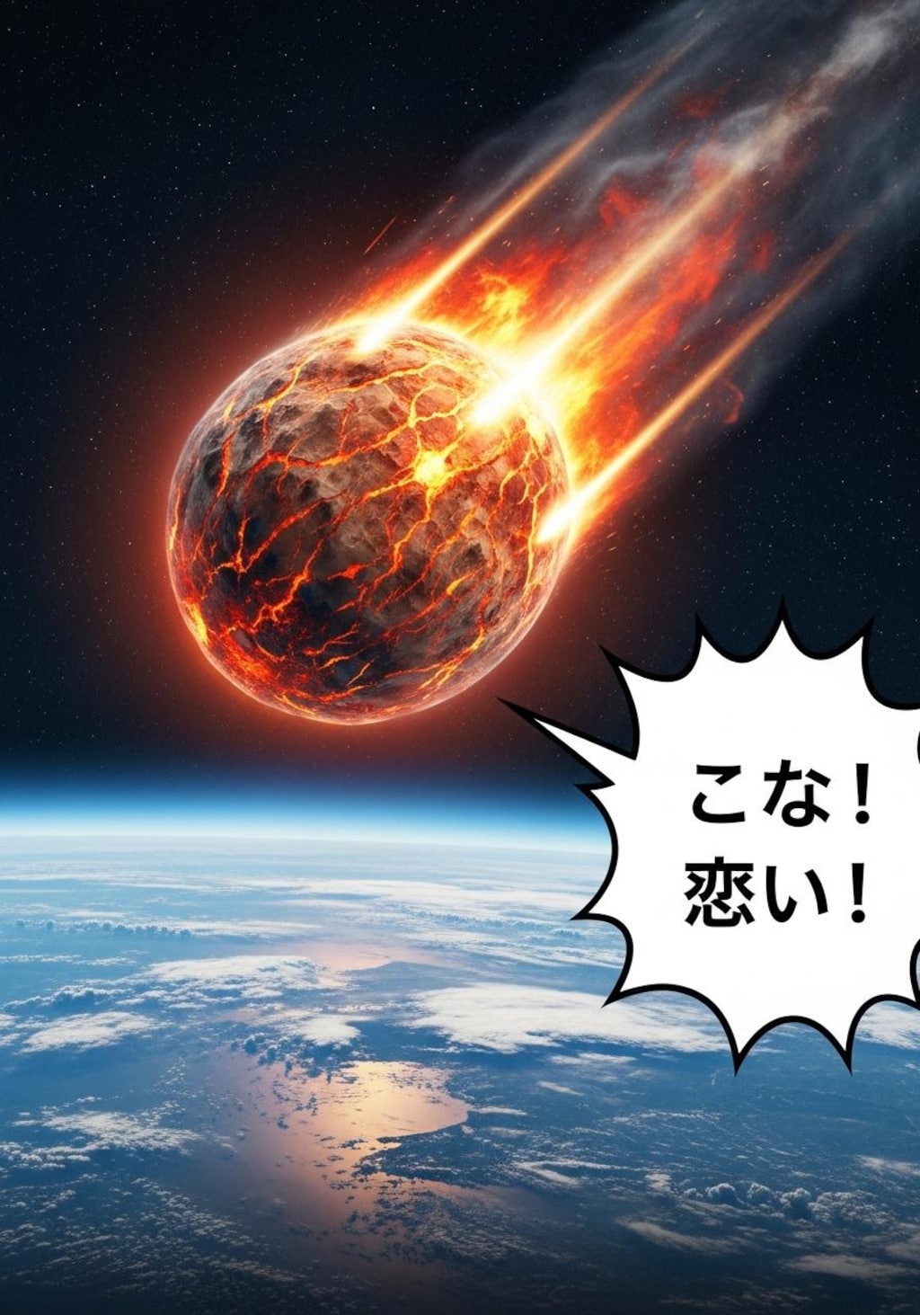 隕石に喋ってもらった