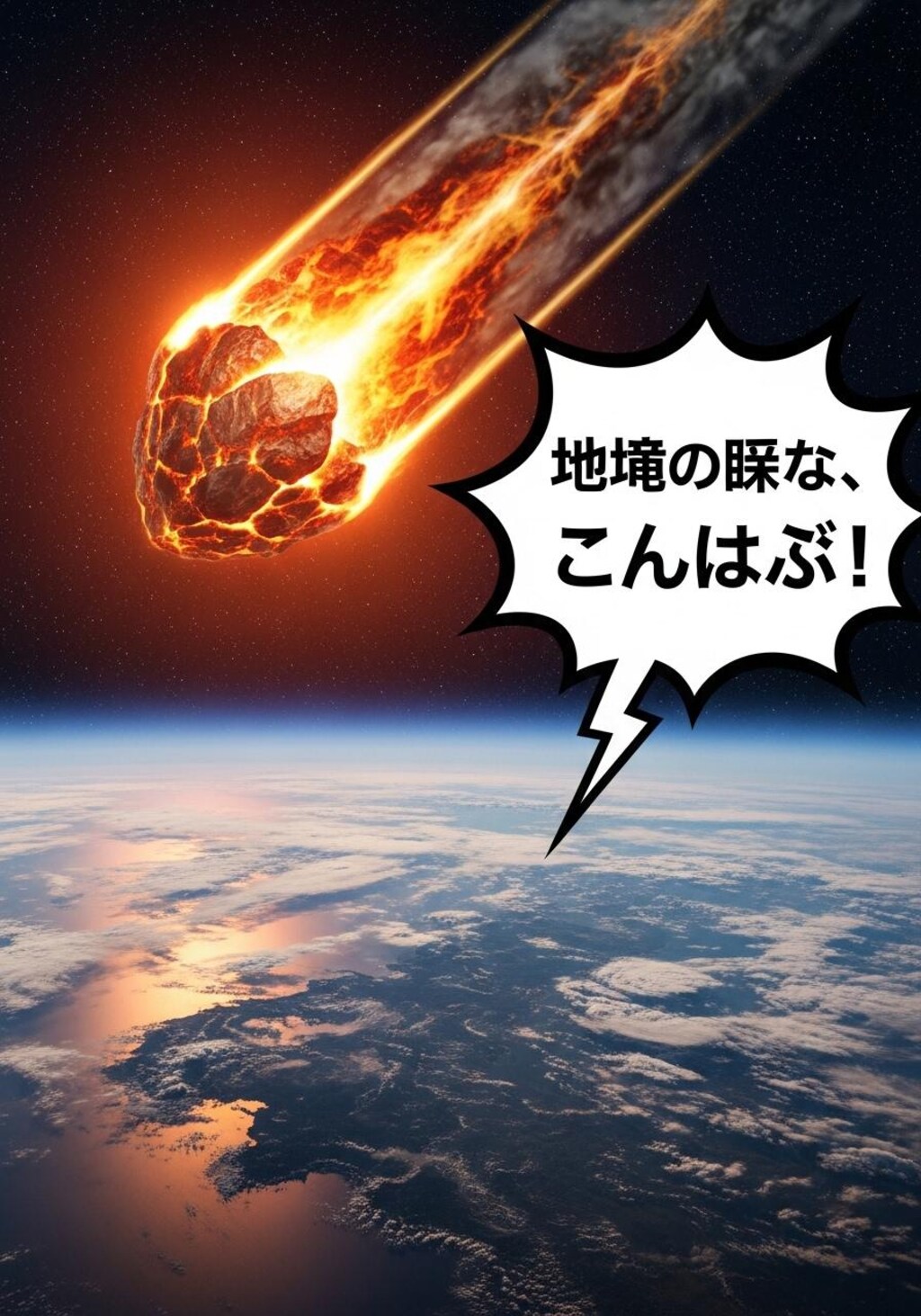 隕石に喋ってもらった