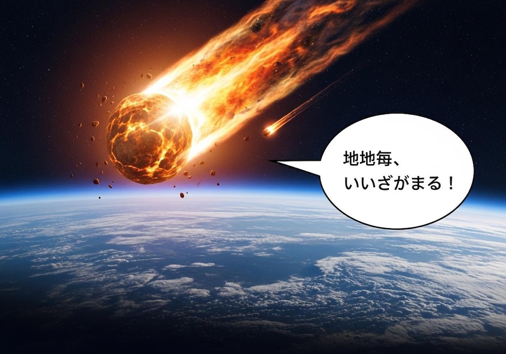 隕石に喋ってもらった