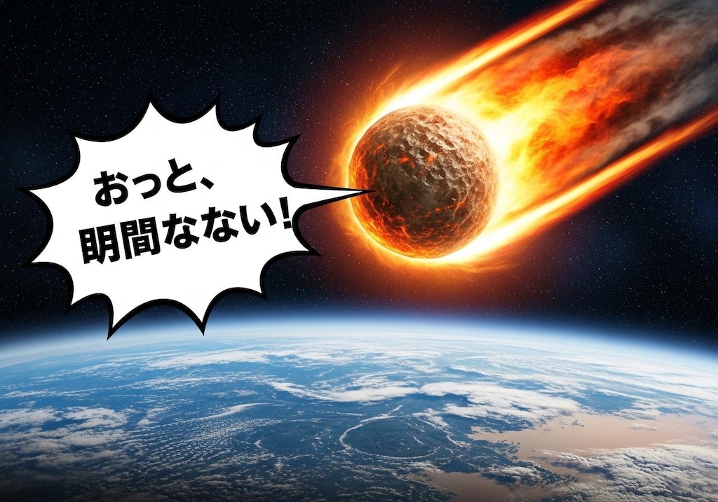 隕石に喋ってもらった