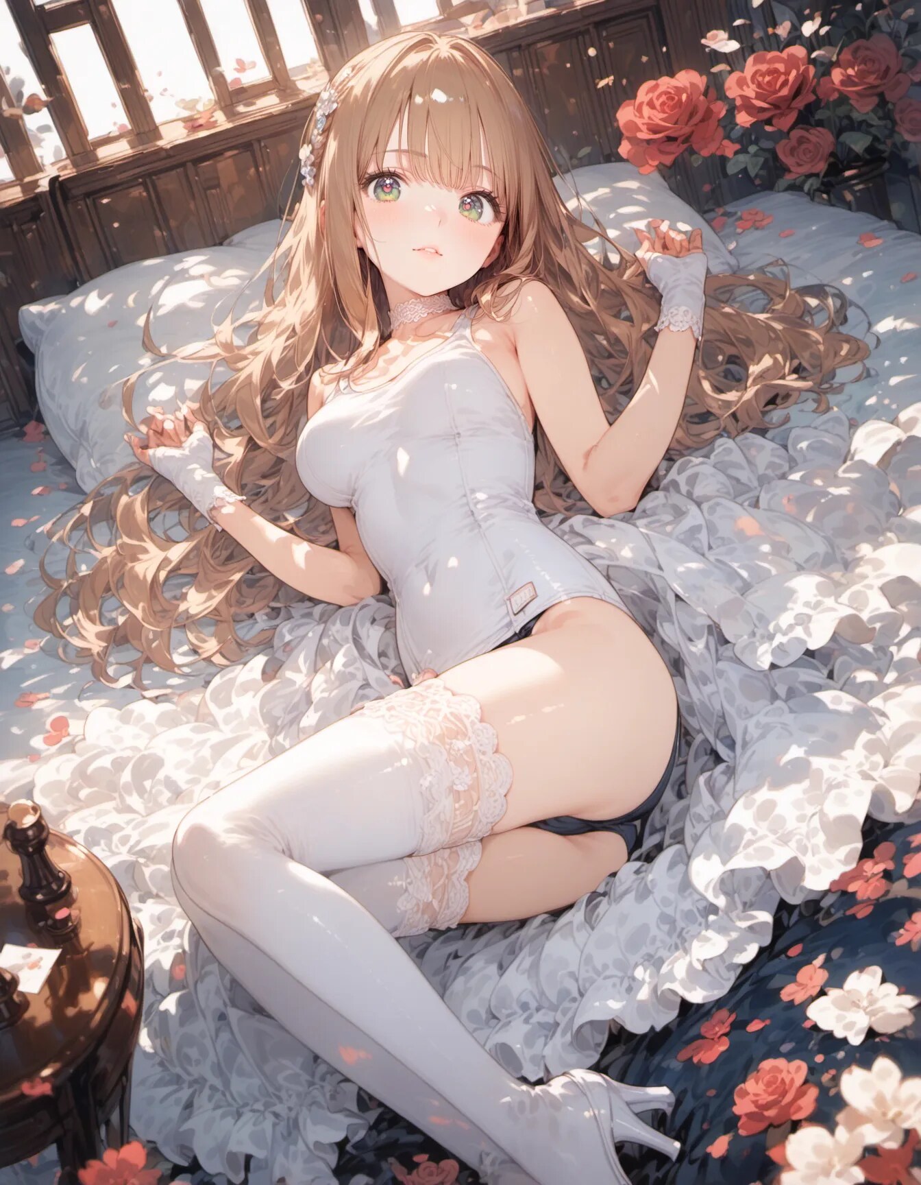 Petals on the White Reverie