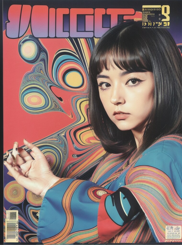 【 70年代日本のサイケシーンを再現してみた  70's Japanese psychedelic Record & Magazine Design】