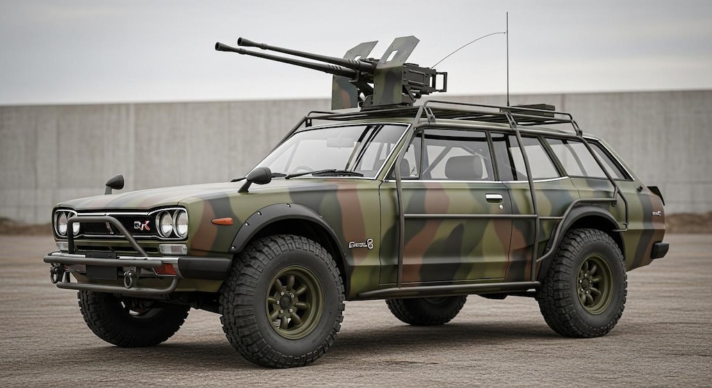 スカイラインバン軍用車