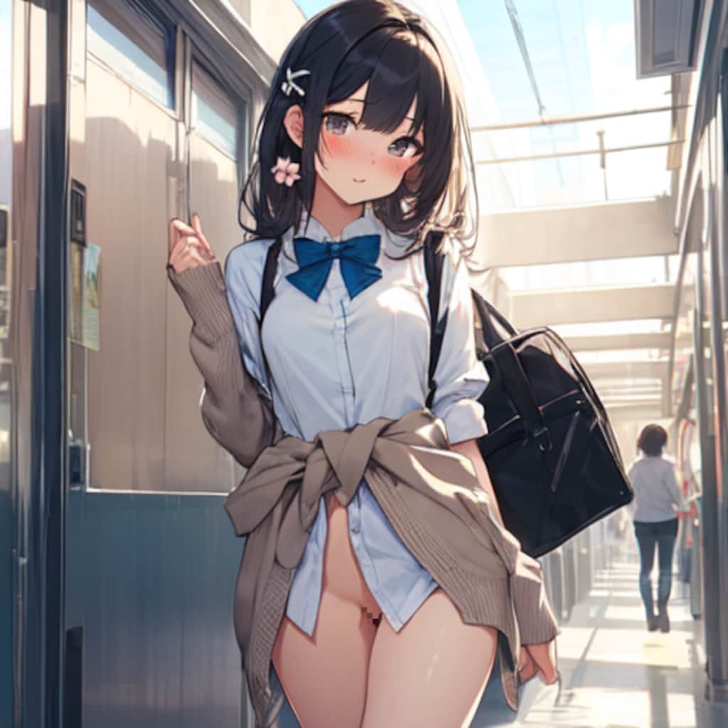 腰カーデ女子B組