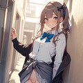 腰カーデ女子B組 12枚目