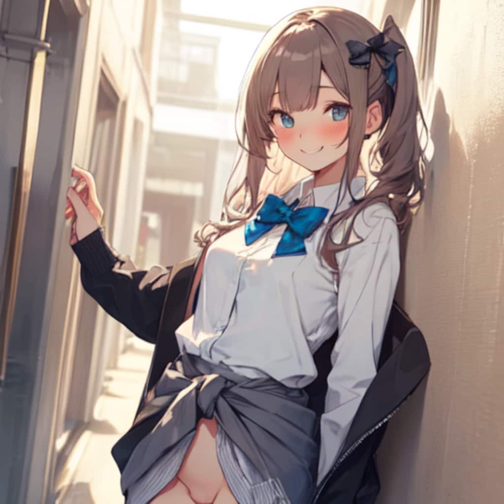 腰カーデ女子B組